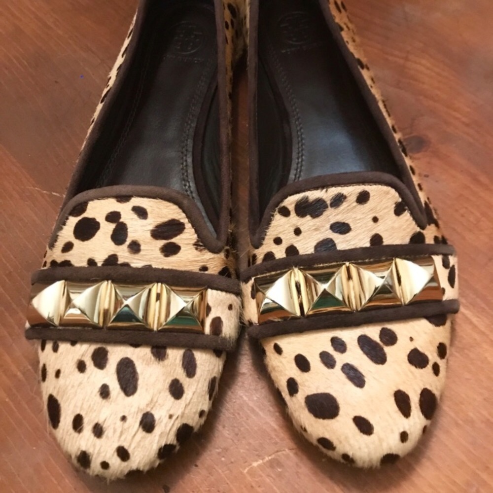 Tory Burch leopard flats